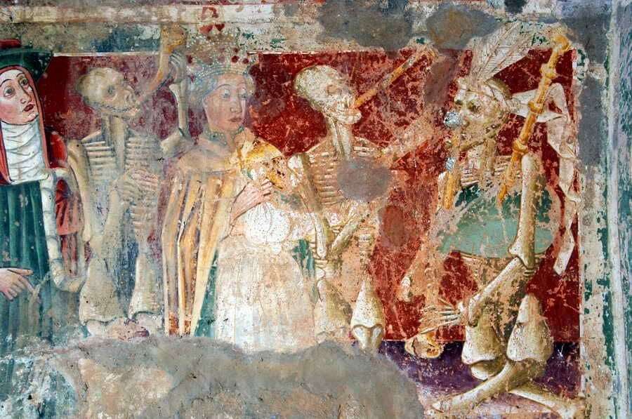 kolona smrti freska