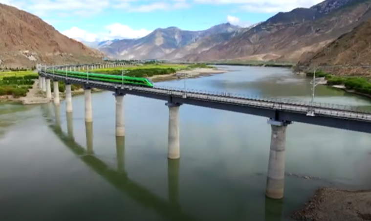 željeznička pruga u Tibetu