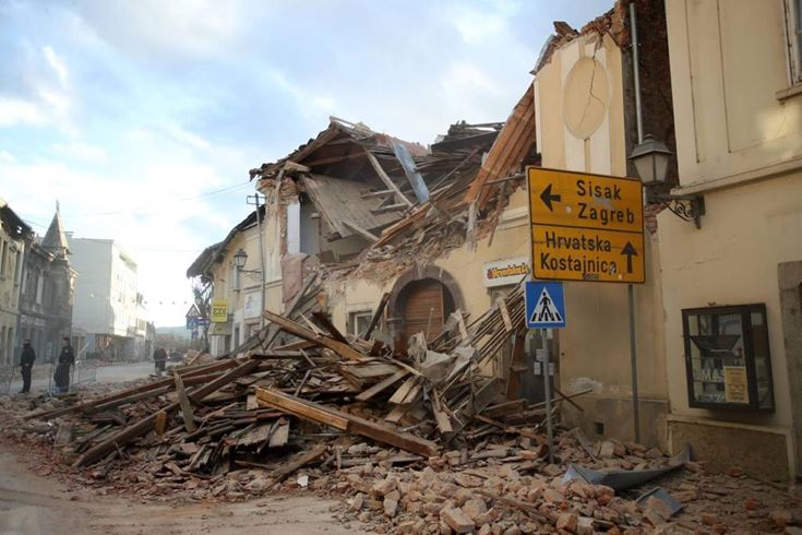 Potres u Zagrebu i Sisku