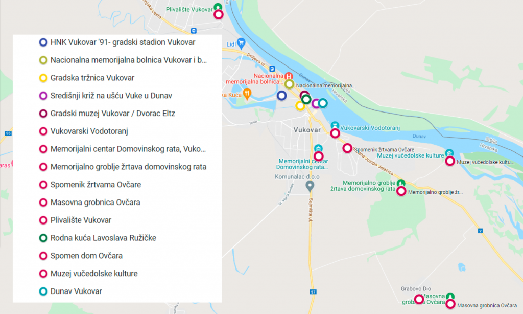 Karta Vukovar