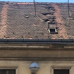 Oštećen krov u centru Zagreba | foto: Facebook grupa Potres u Zagrebu - Svi mi u centru