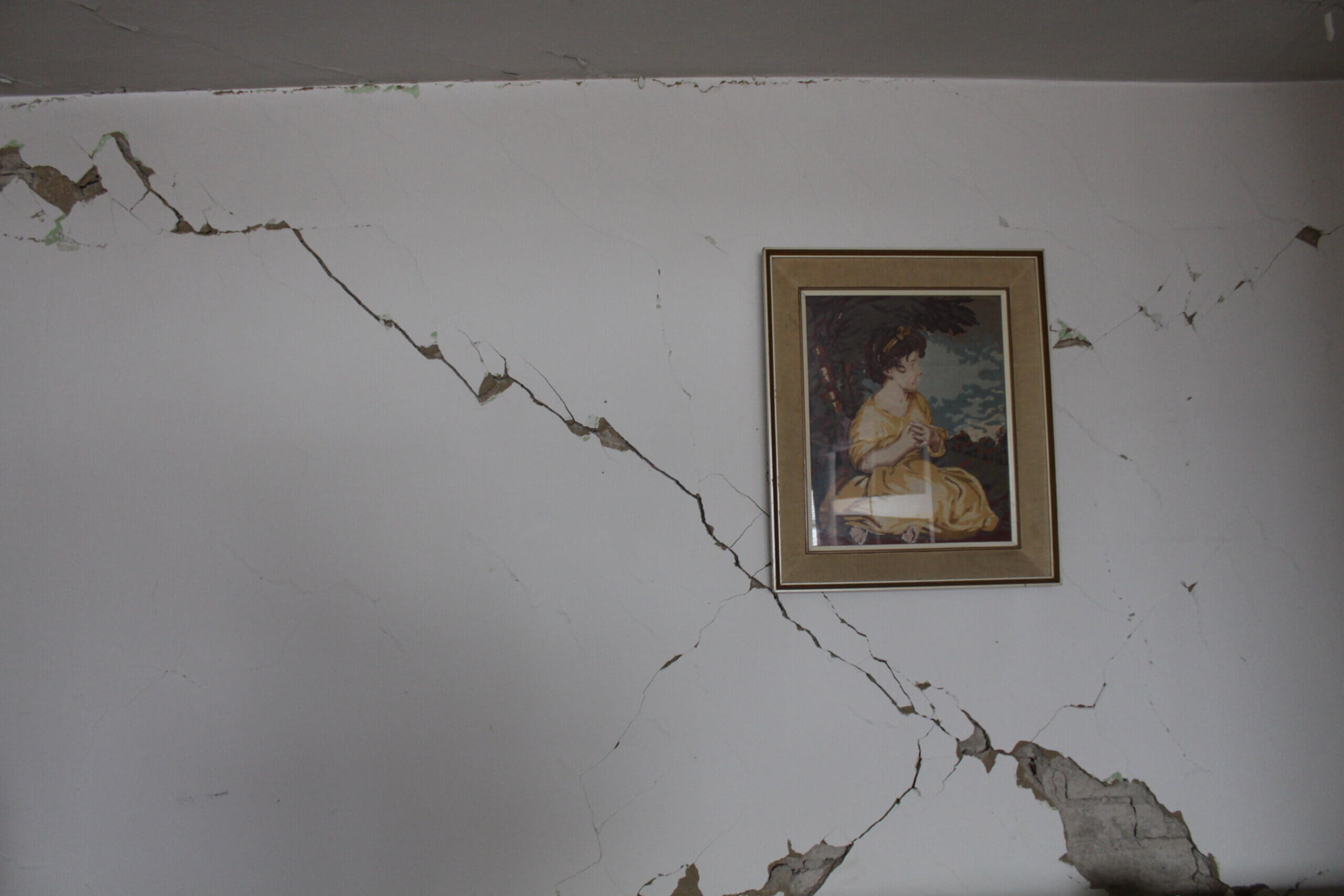 Stan oštećen u potresu