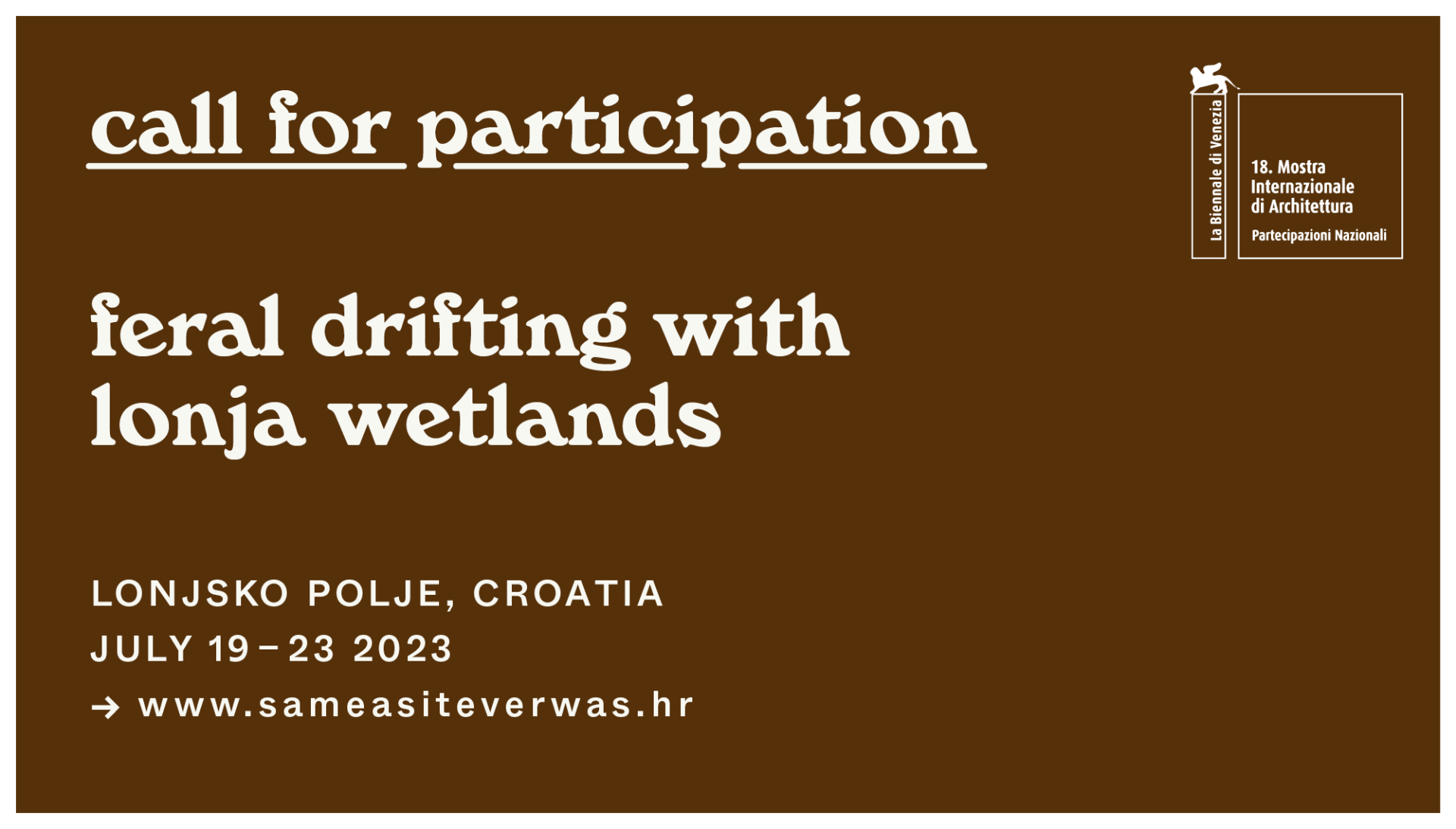 Feral Drifting with Lonja Wetlands – radionica