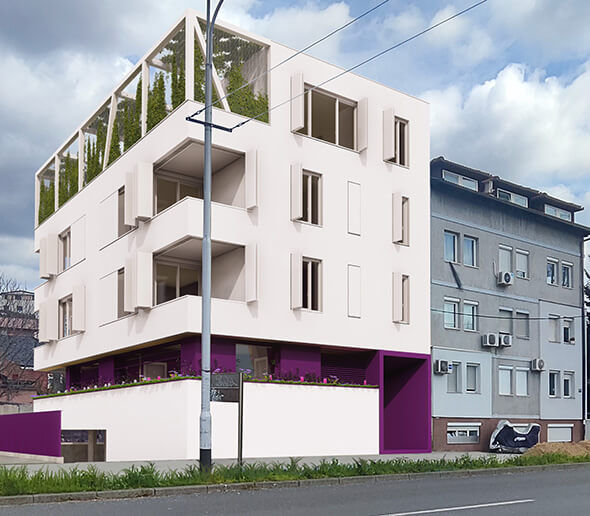 Rezultati natječaja za izradu Idejnoga arhitektonskog rješenja 'stambene građevine ulice grada Vukovara 259 u Zagrebu'