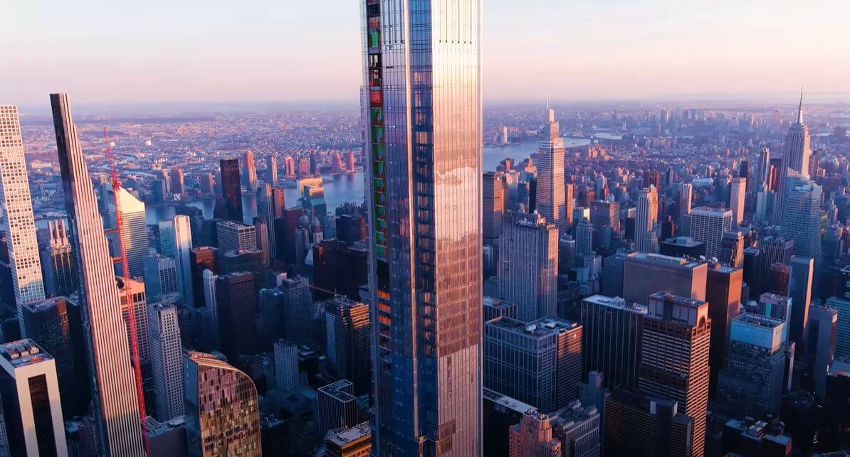Central Park Tower, foto: screenshot The Dronalist 