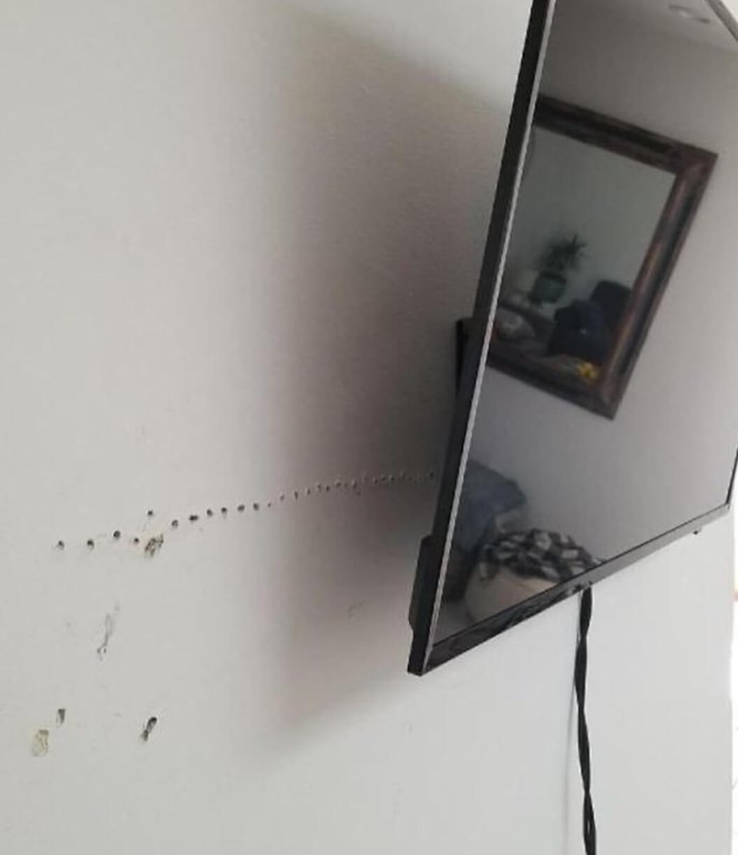 montaža televizora na zid