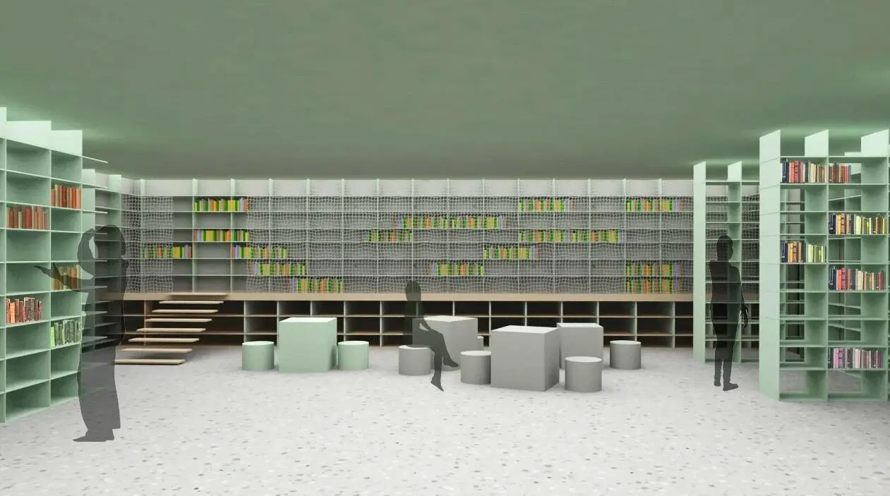 Vizualizacija buduće knjižnice u TUP-u