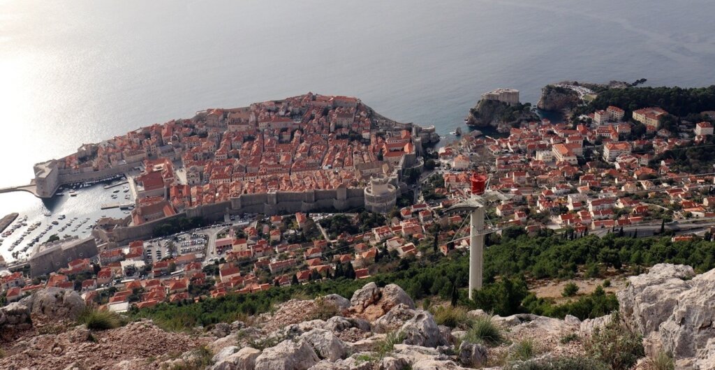 pogled sa Srđa