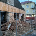 srušen zid u Maksimirskoj