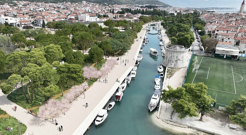 idejno rješenje za staru gradsku jezgru Trogir