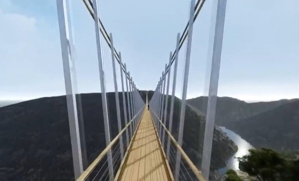 viseći most iznad Krke
