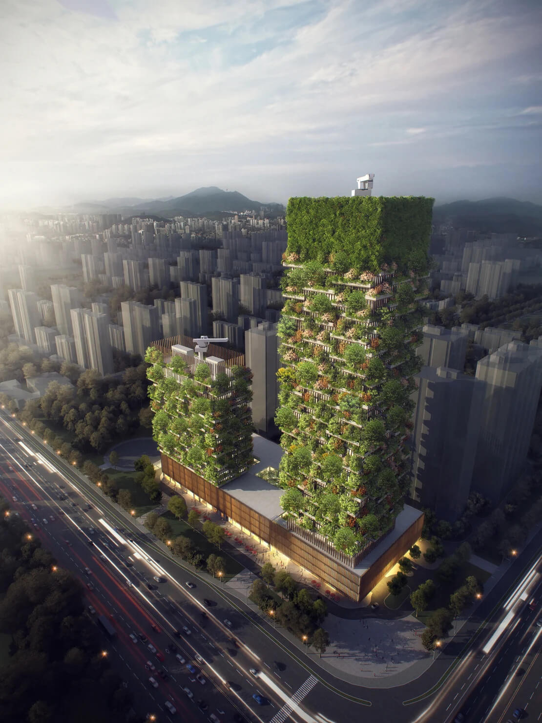 Vertikalna šuma Nanjing Stefano Boeri Architetti
