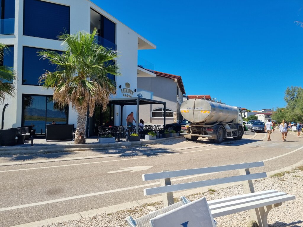 otok vir, dostava vode