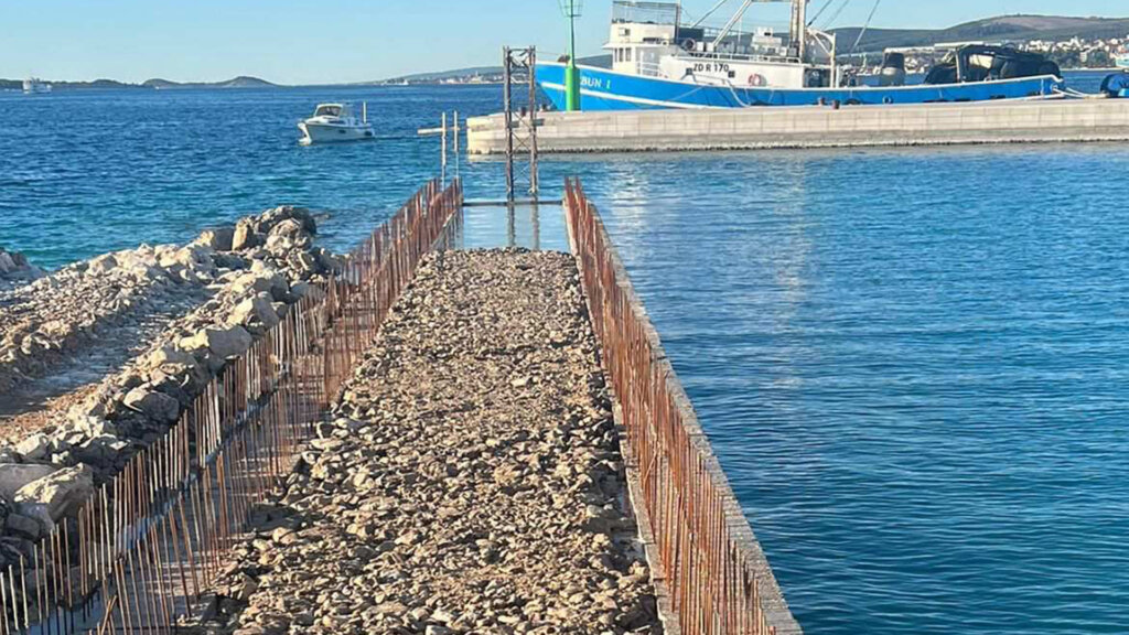 sanacija lukobrana Biograd