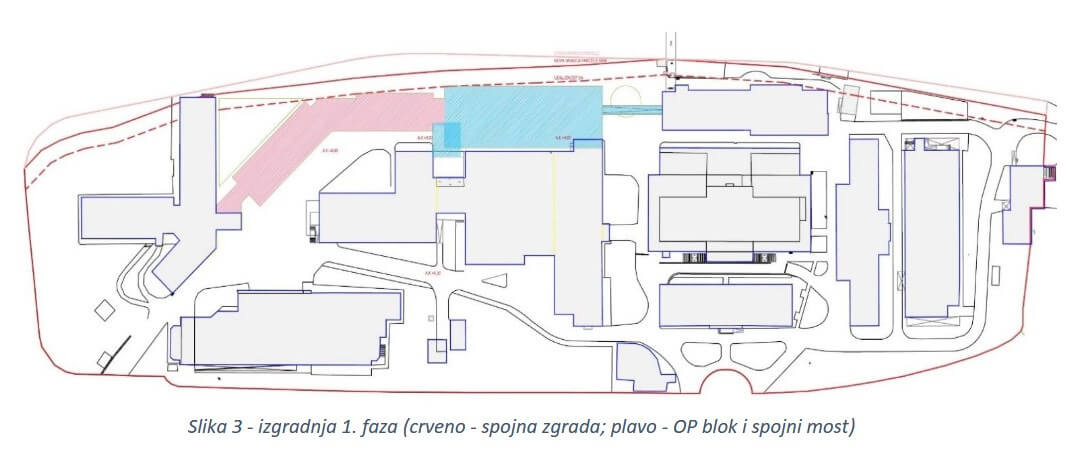 Opća bolnica Zadar rekonstrukcija, 1. faza