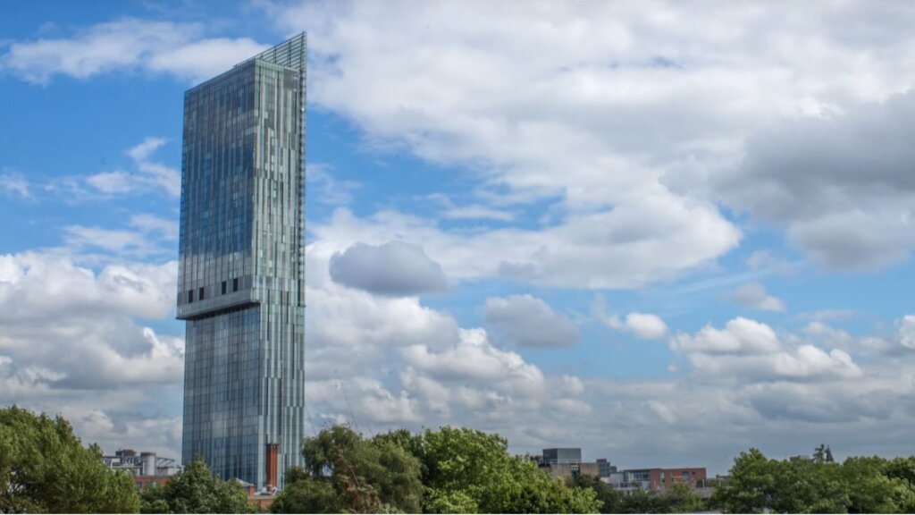 Neboder Beetham u Manchesteru | Foto: YouTube screenshot