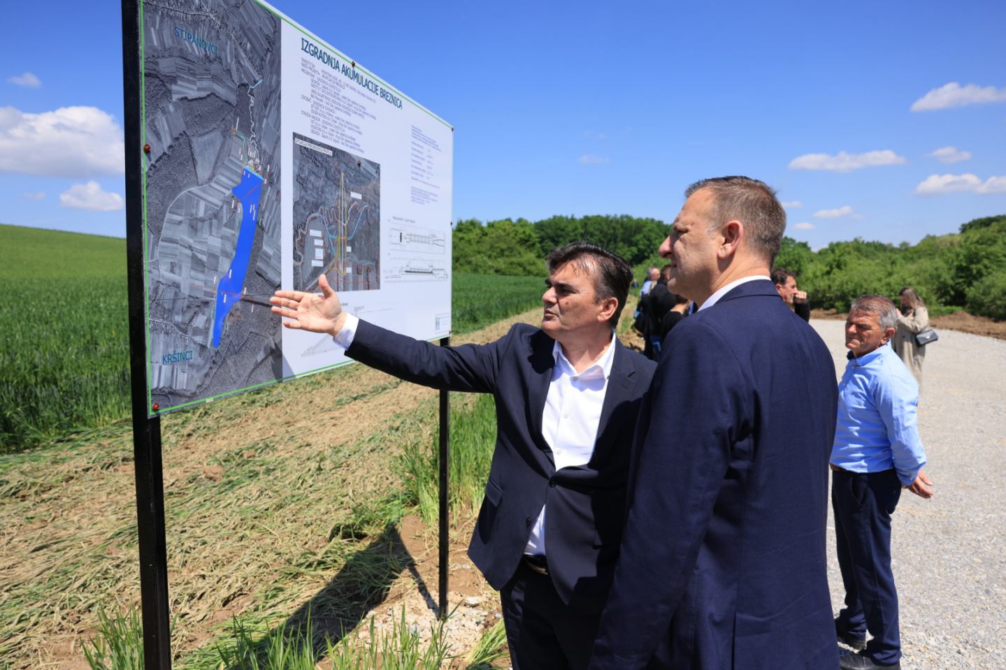 akumulacijsko jezero gradilište