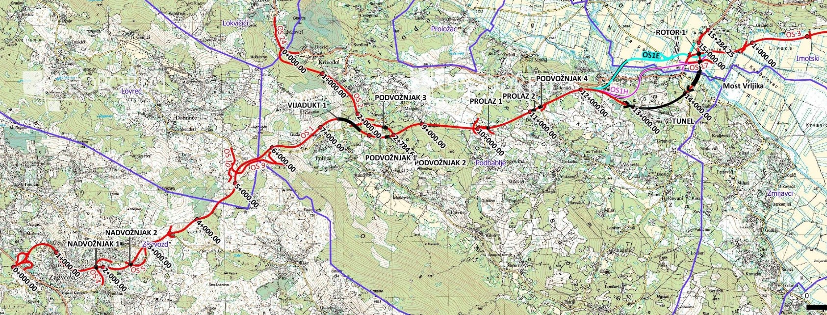cesta Zagvozd - Imotski