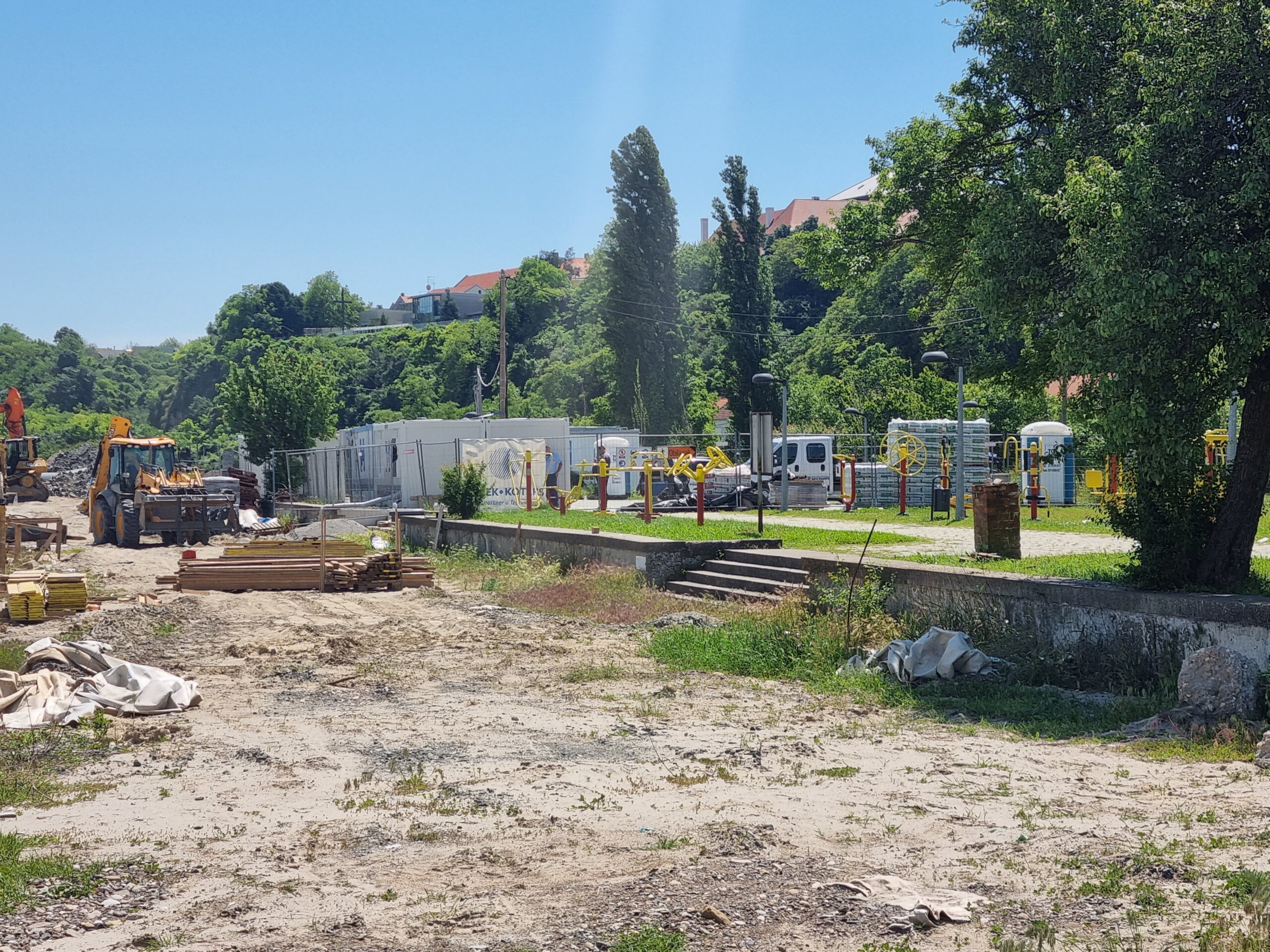 desna obala Vukovar, gradilište
