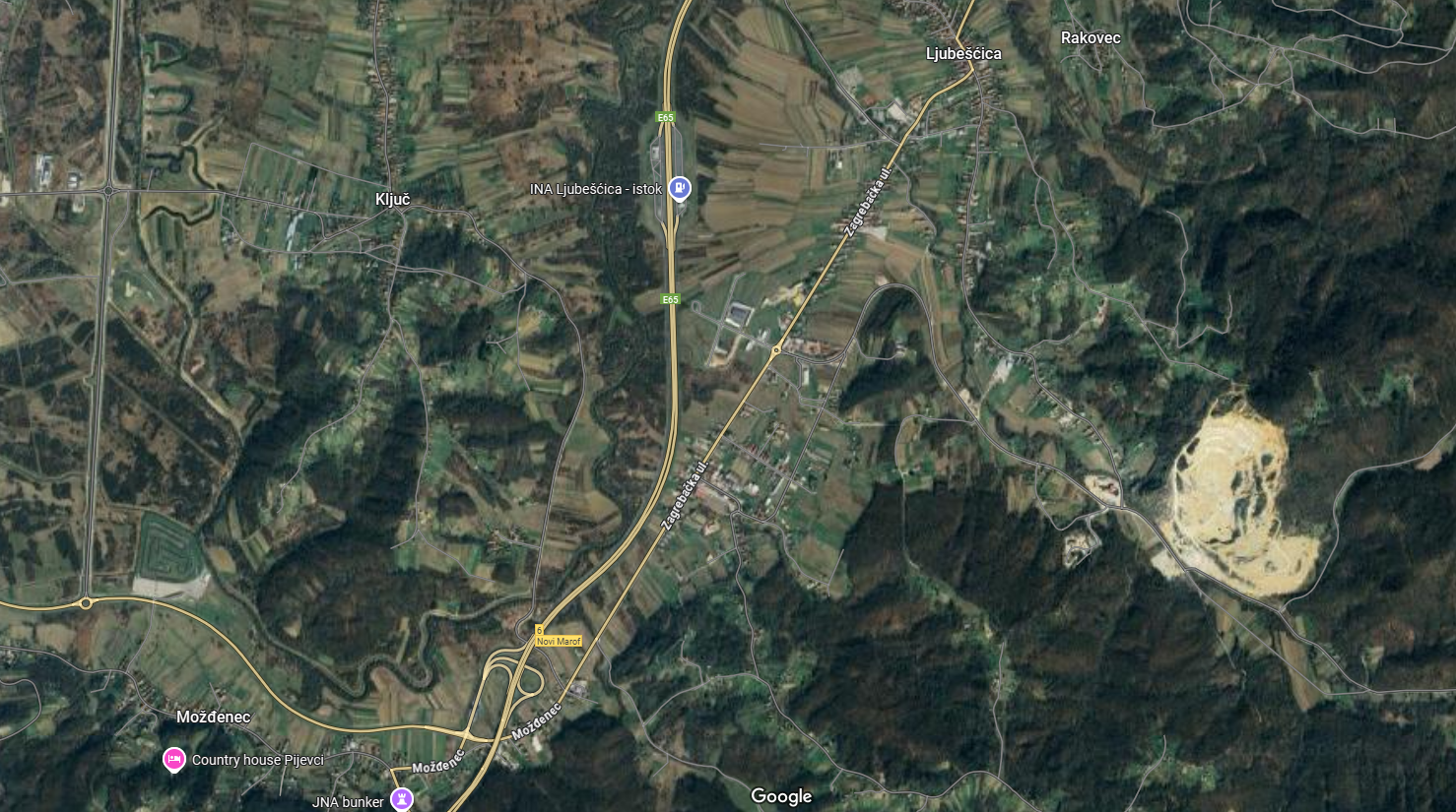 Državna cesta DC24 | Foto: Google maps