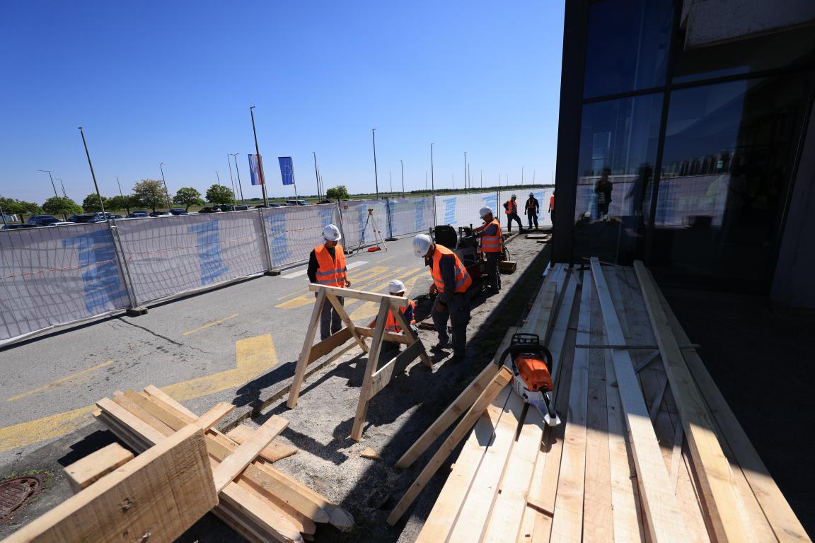zračna luka Osijek radovi