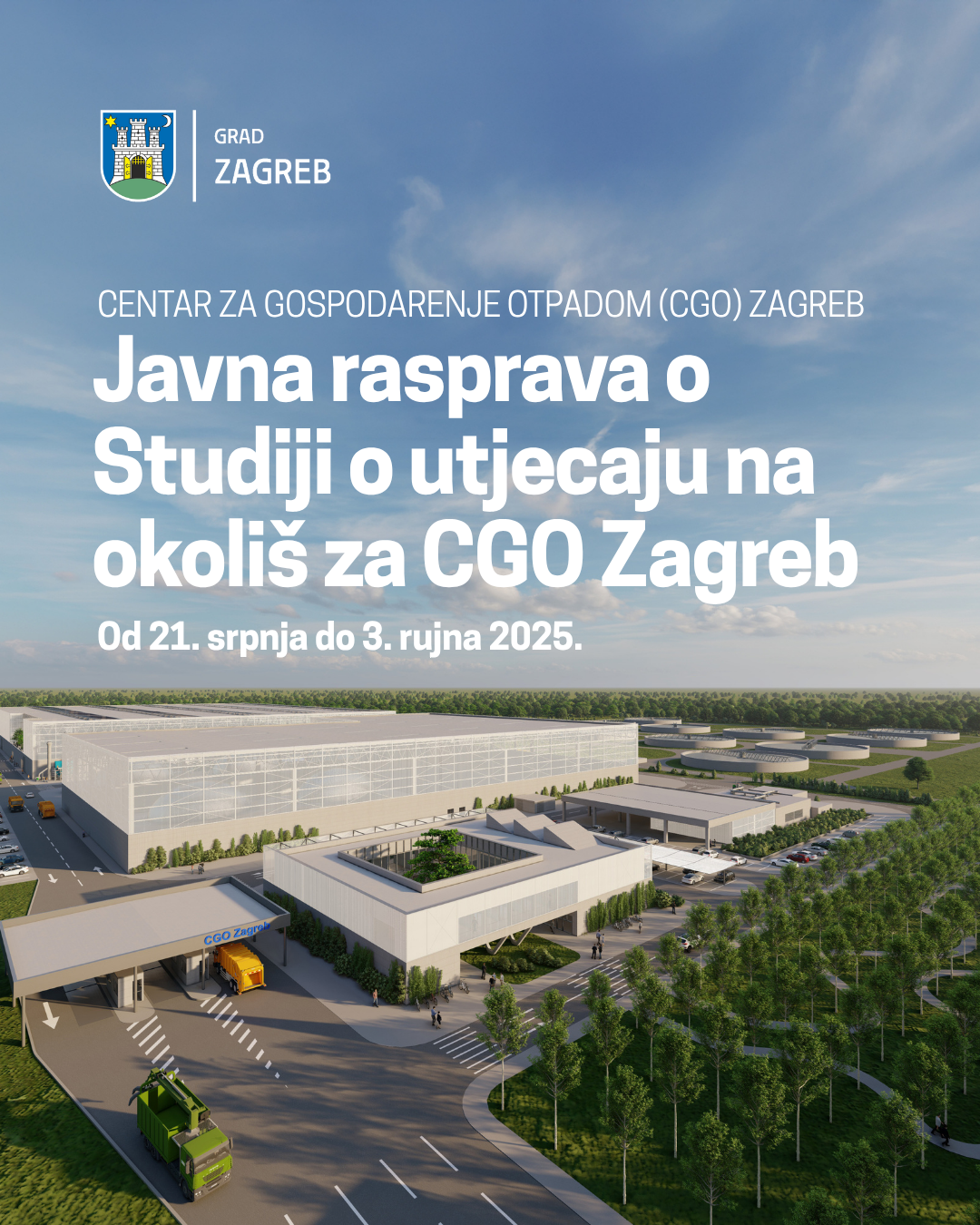 Javna rasprava o Studiji o utjecaju na okoliš za CGO Zagreb