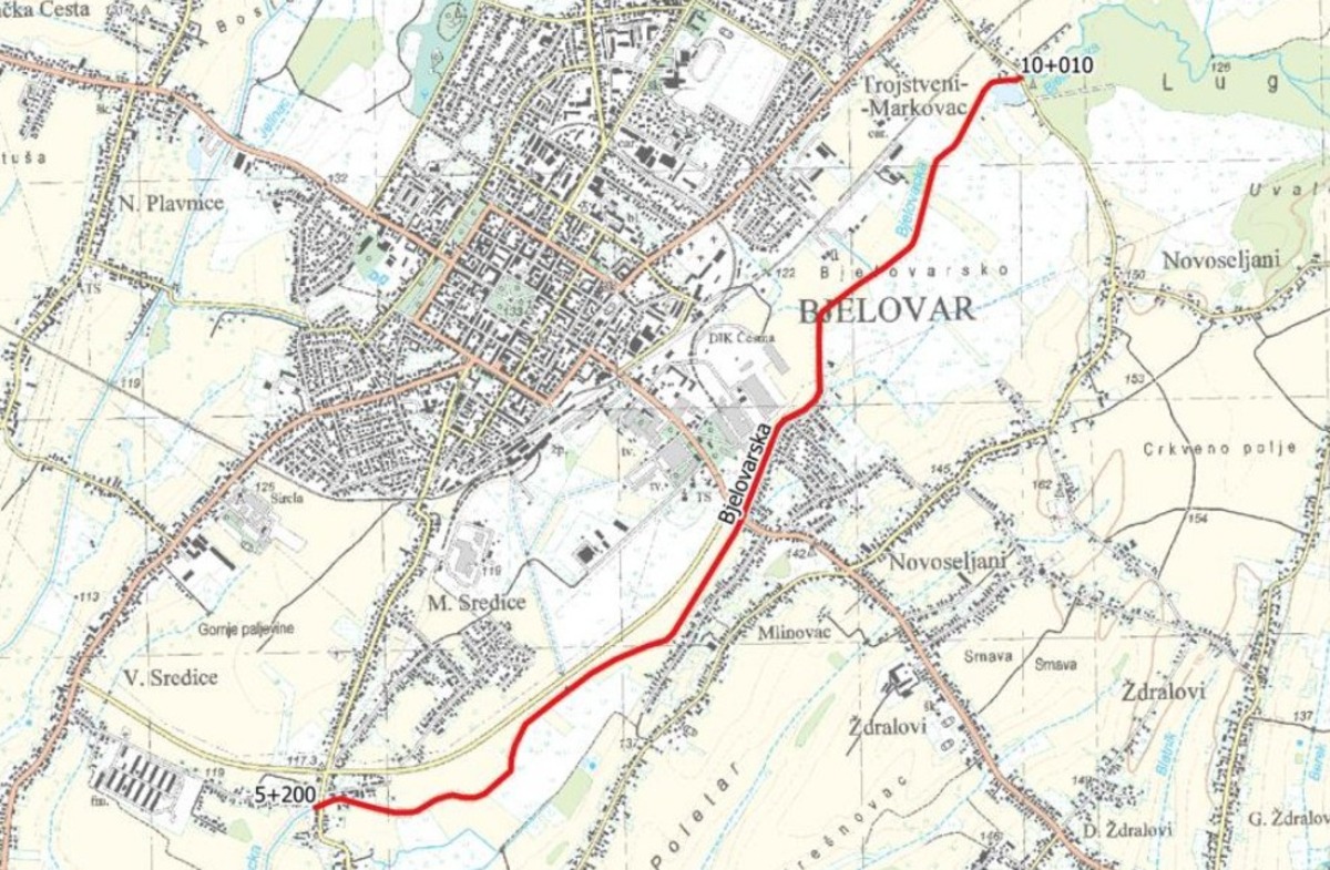 bjelovar šetnica