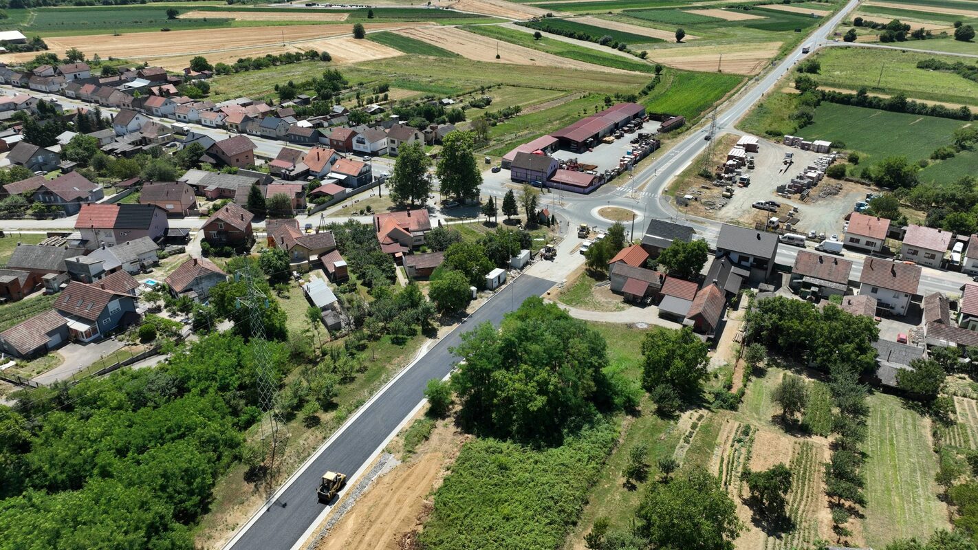 rekonstrukcija državne ceste, Resetari, asflatiranje