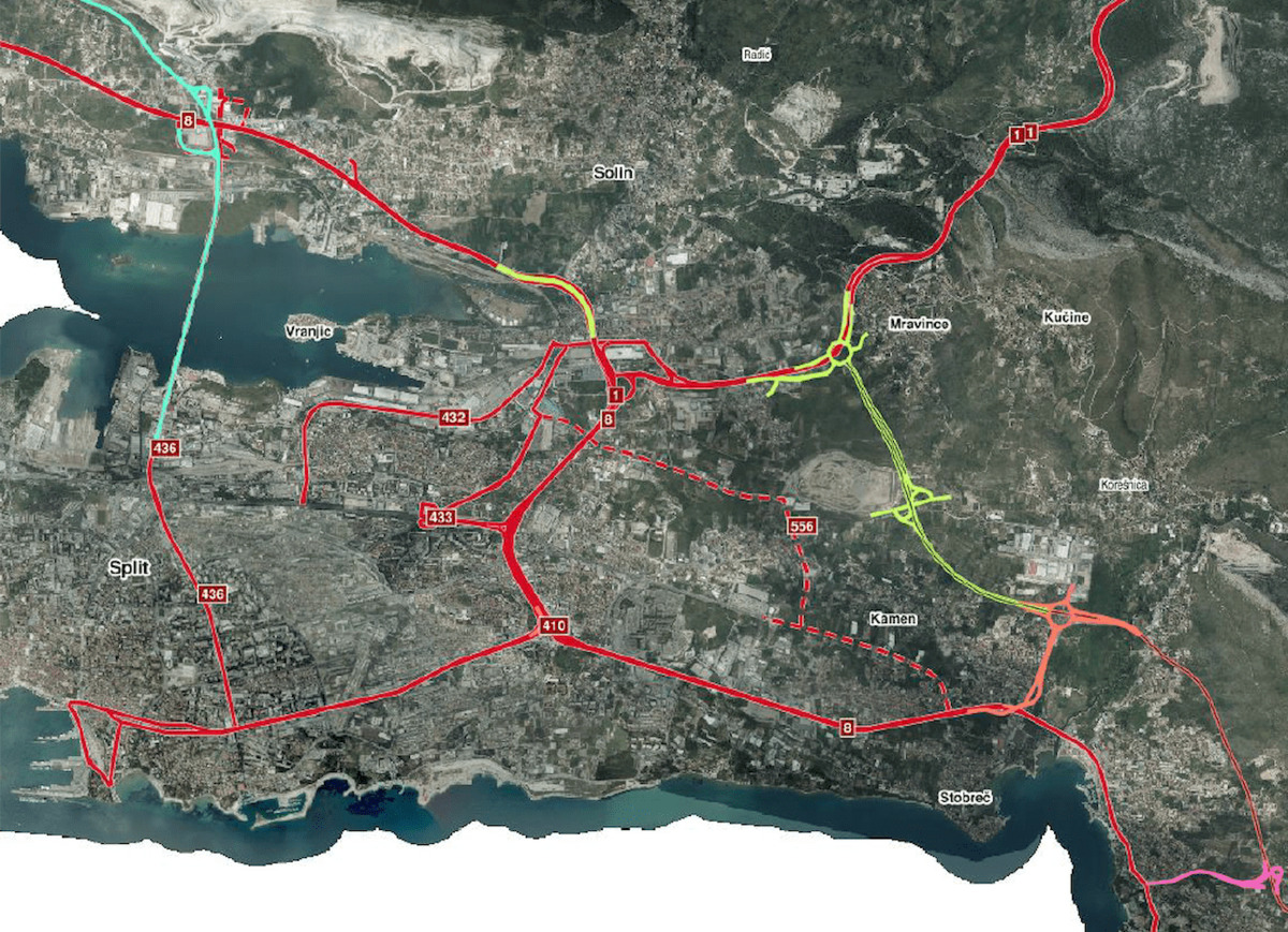 nove prometnice Split