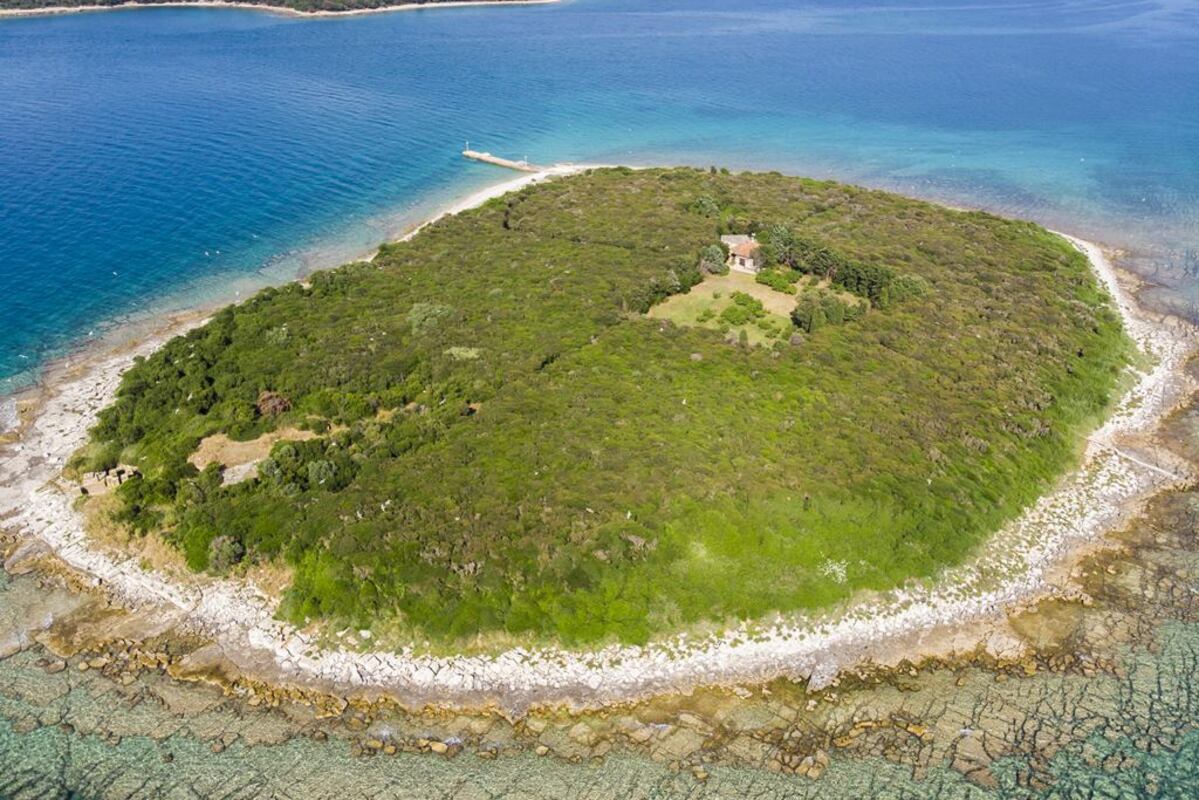 otok Galija s objektom