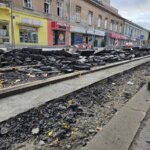 popravak, tramvajska pruga Osijek