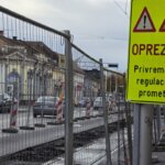 popravak, tramvajska pruga Osijek