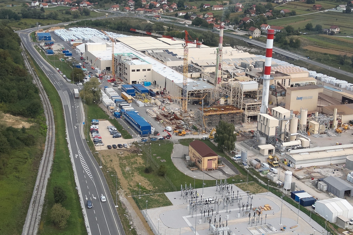 Knauf Insulation, gradilište