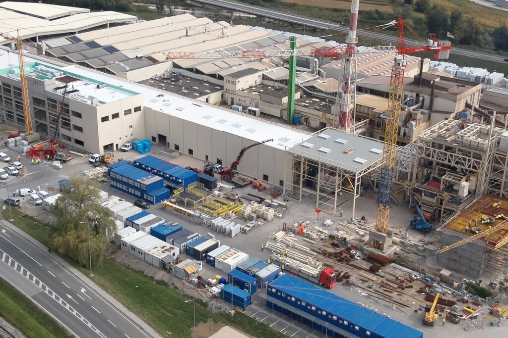 Knauf Insulation, gradilište