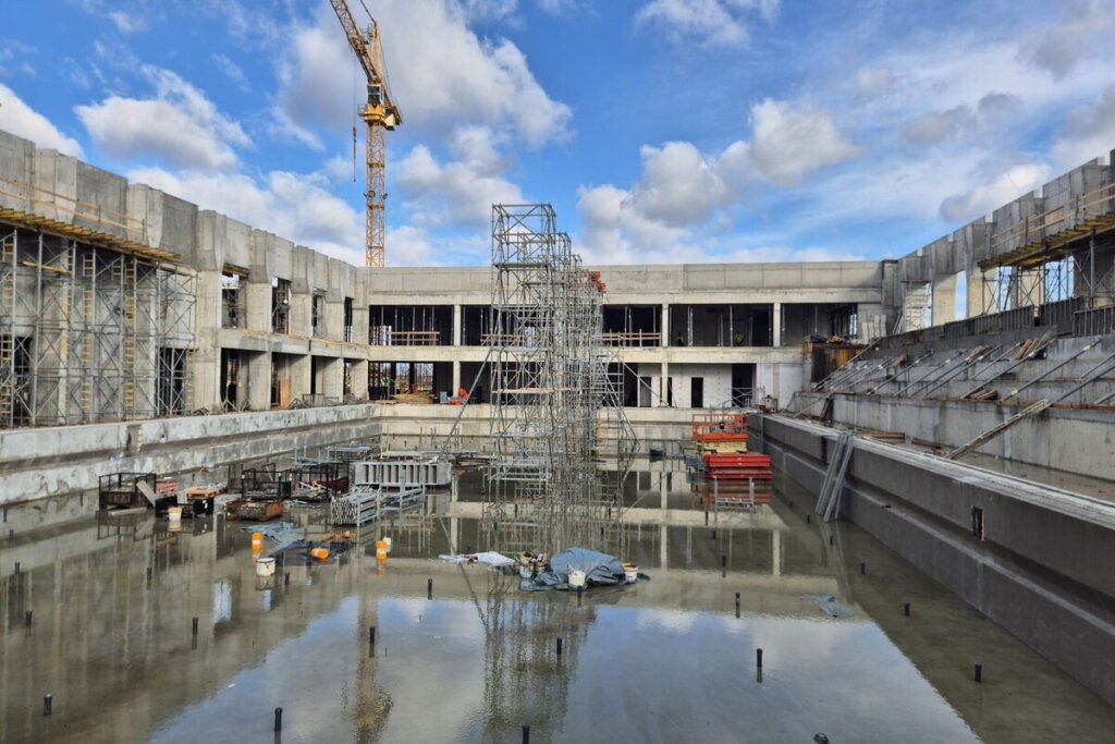 Terme Bjelovar, gradilište