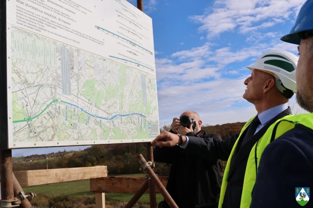 brza cesta, gradilište