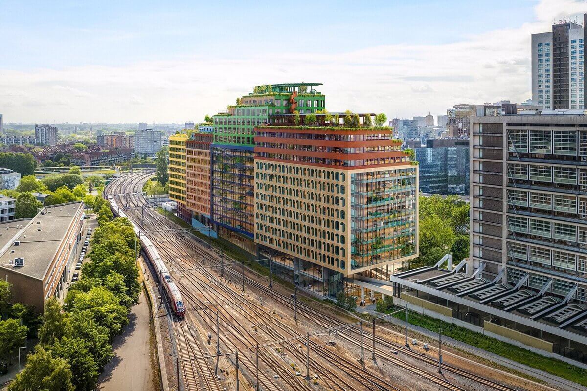 šarena poslovna zgrada Rotterdam