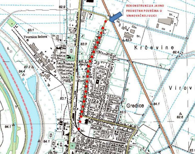 Vinkovačka ulica, Županja