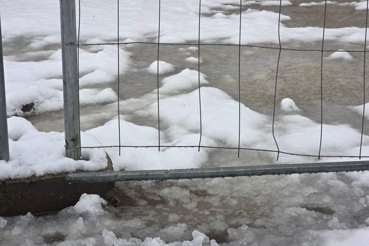 gradiliste u zimskim uvjetima