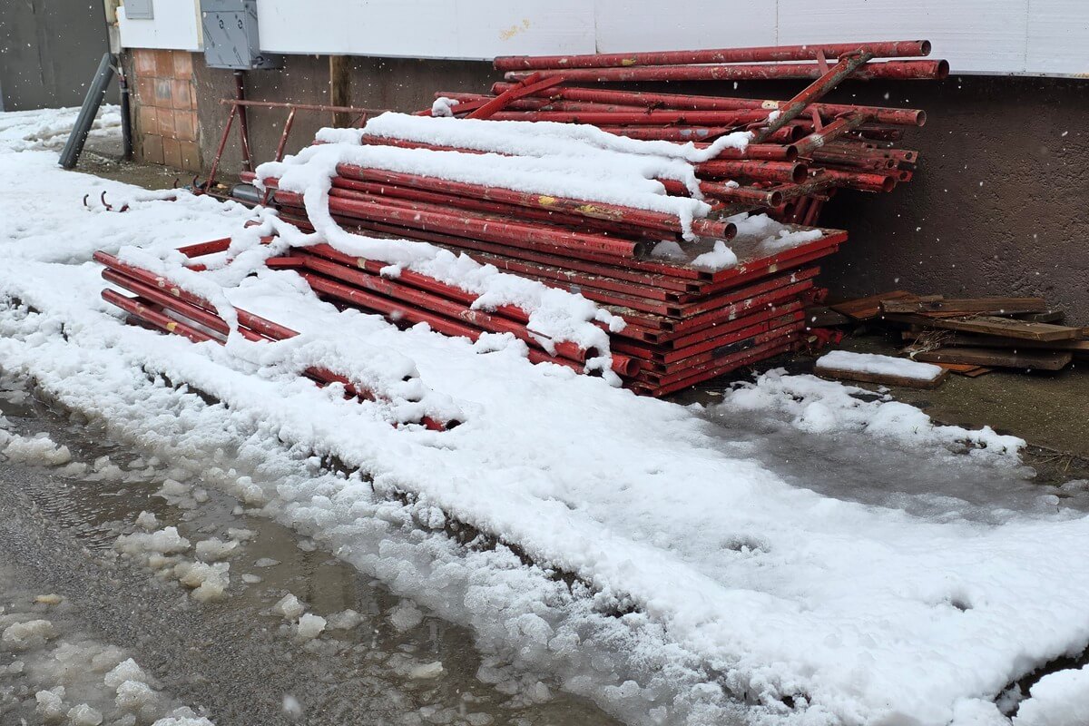 gradiliste u zimskim uvjetima