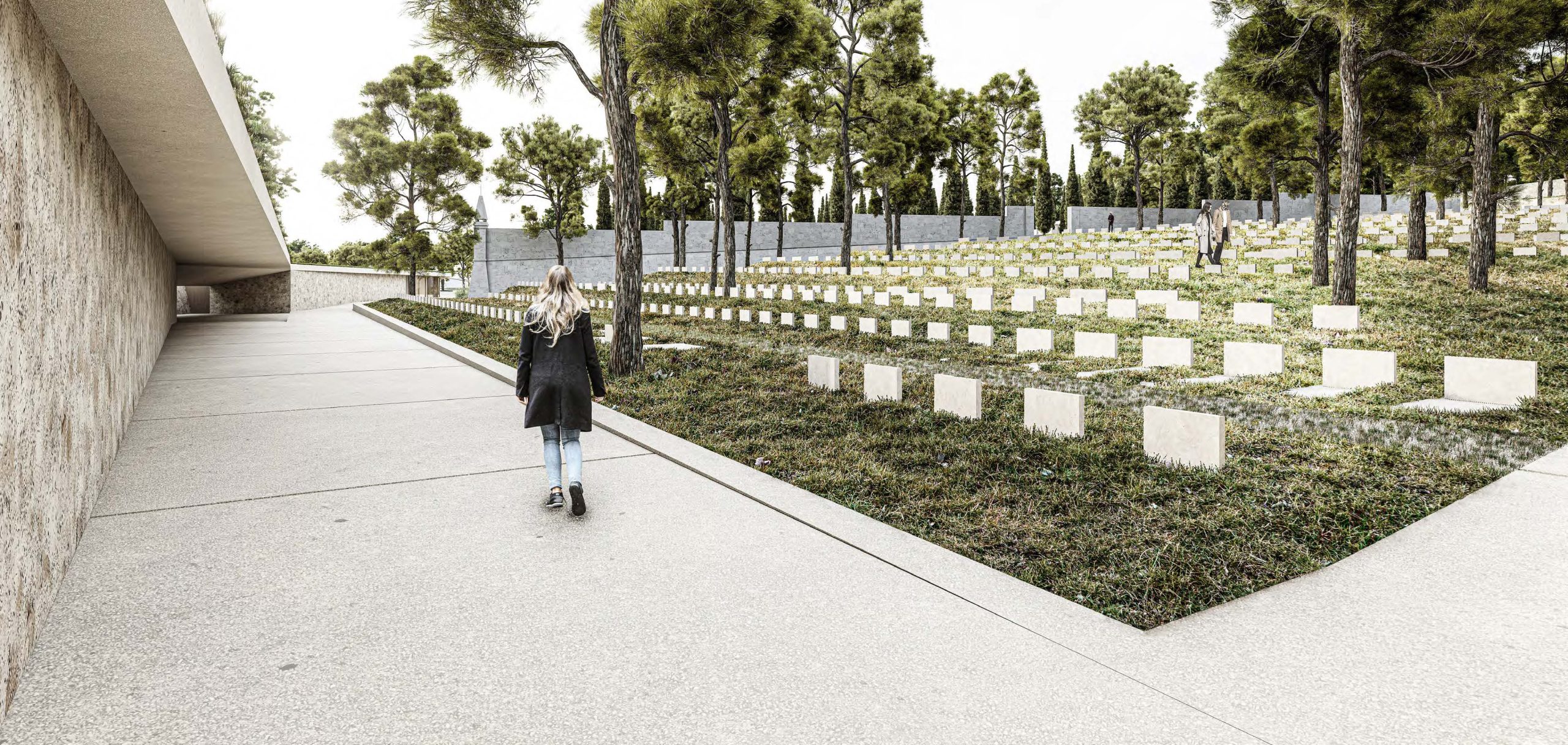 groblje Rovinj, prvonagrađeni rad