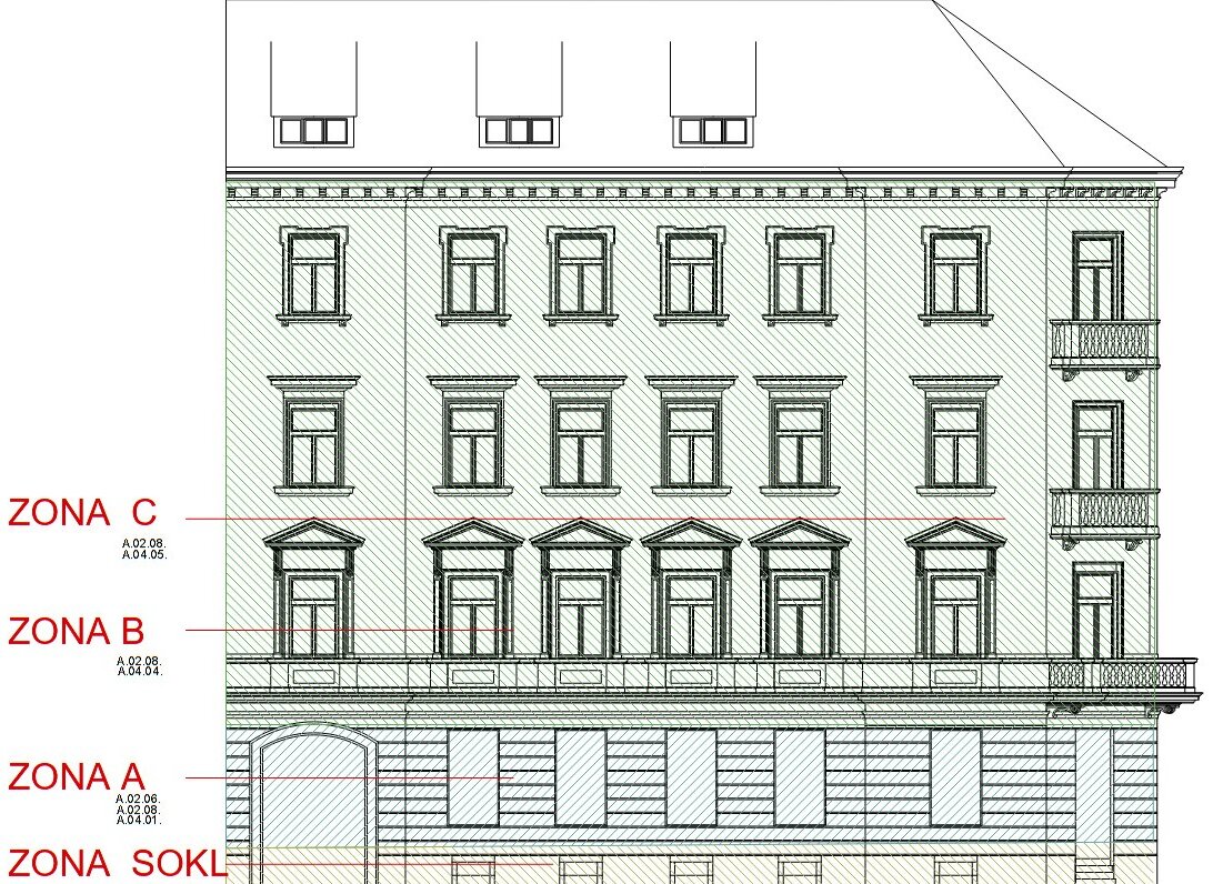 uglovnica na raskrižju Preradovićeve i Kovačićeve, Zagreb