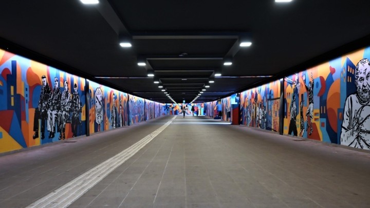 Foto: Predstavljen mural koji priča o prošlosti legendarnog kvarta