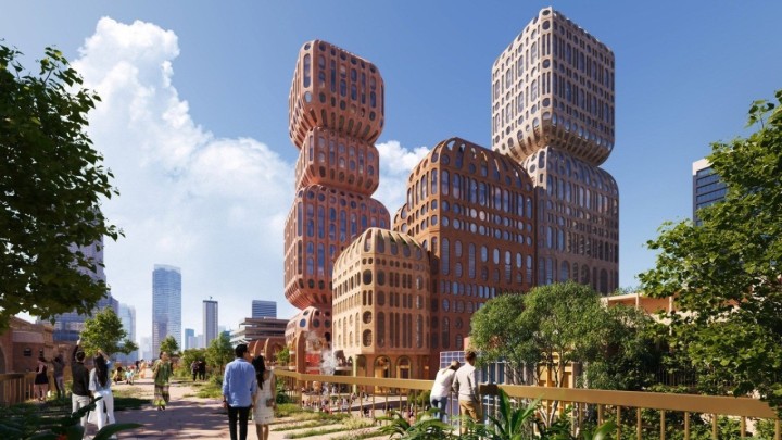 Gradi se nova Četvrt lampiona: Čaroban kompleks u igri svijetla i materijala