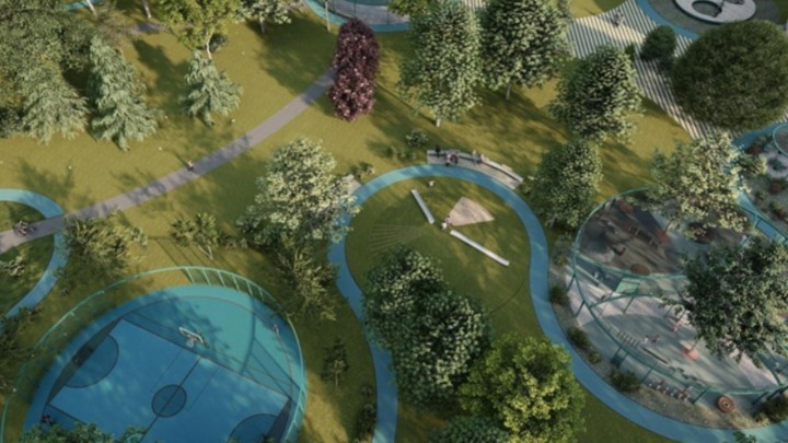 Neobični krugovi i dugačka staza: Ovako bi mogao izgledati park u susjednoj metropoli