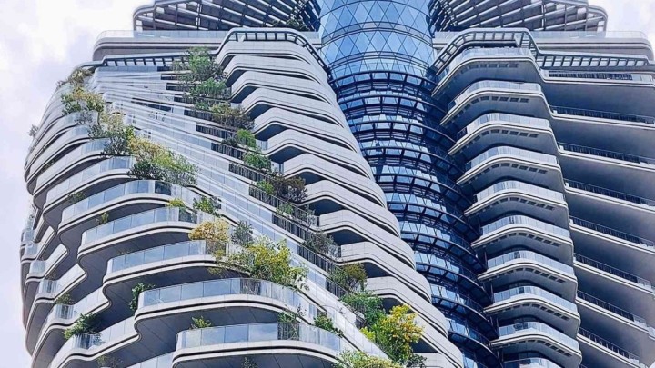 Možete li pretpostaviti što je bila inspiracija za konstrukciju zelenog uvijajućeg nebodera?