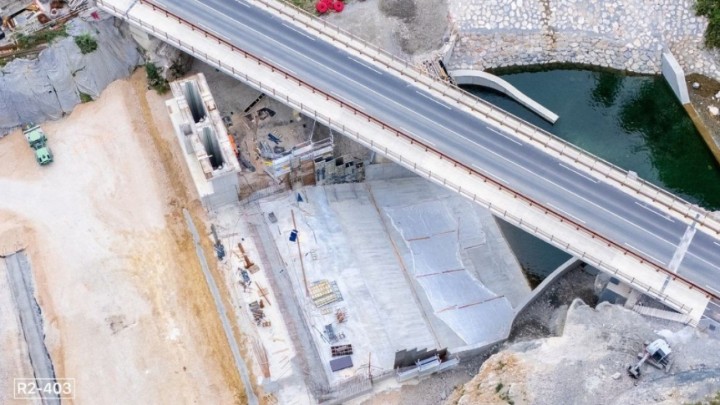 Gradilište iz zraka: Susjedi grade nove dionice ceste, ali i rezervoar protiv poplava od 20 metara