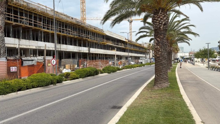 Novi hotel 'Marjan' uzdiže se kat po kat, drugačija vizura najpoznatije domaće rive već je tu