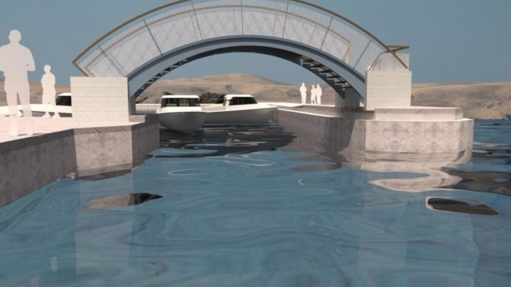 Gradi se most koji će promijenit vizuru našeg malog morskog grada, venecijanski luk i moderni materijali