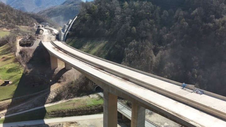 Gradilište iz zraka: Ovoj je najzahtjevnija dionica Koridora V c kroz BiH